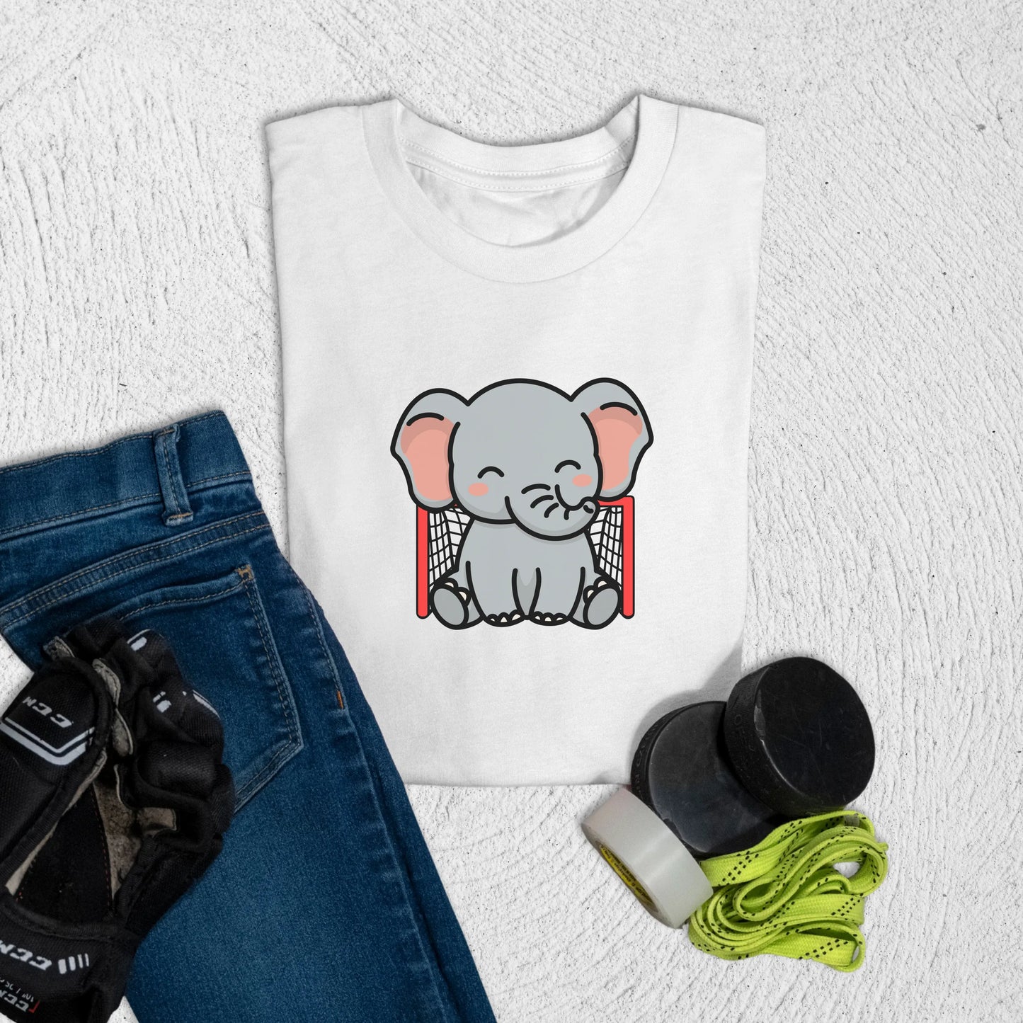 Youth Goalephant T-Shirt S / White Kids clothes