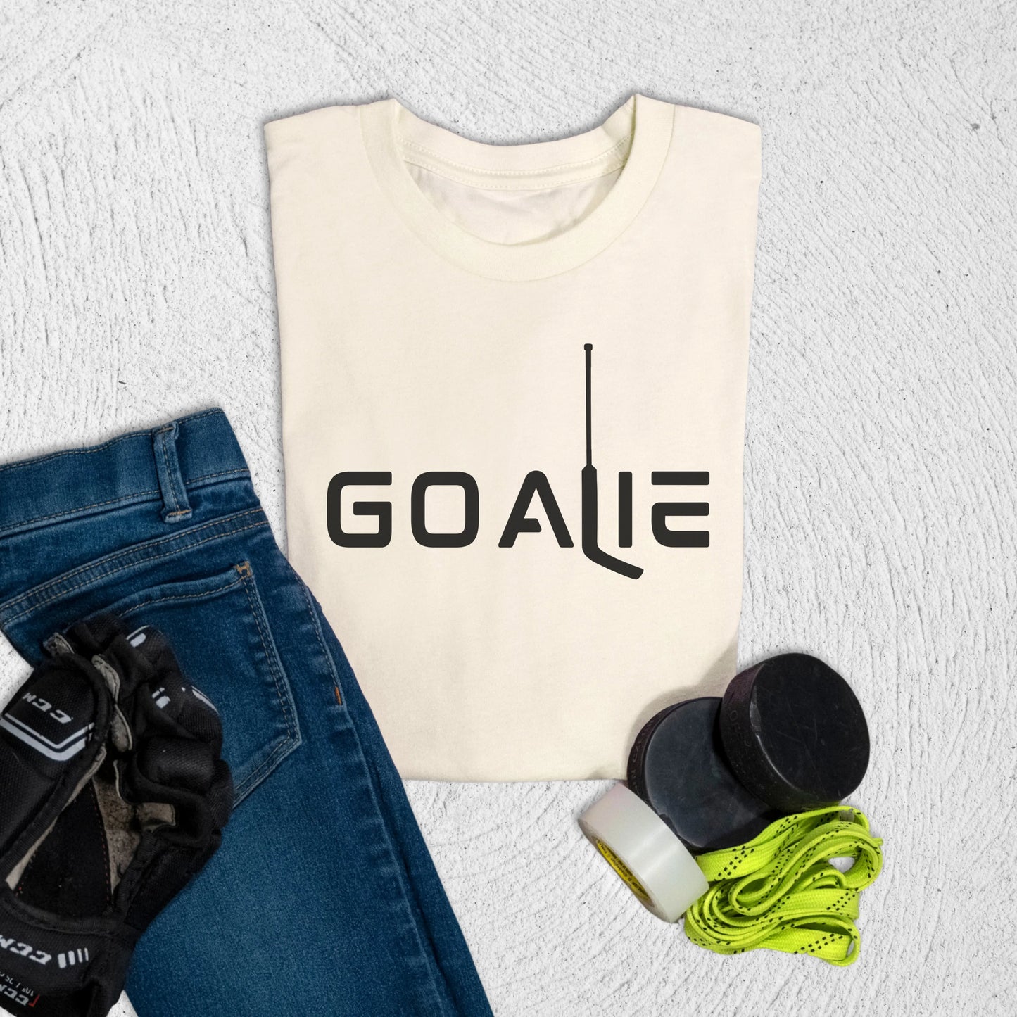 Youth Goalie Core T-Shirt Natural / S Kids clothes