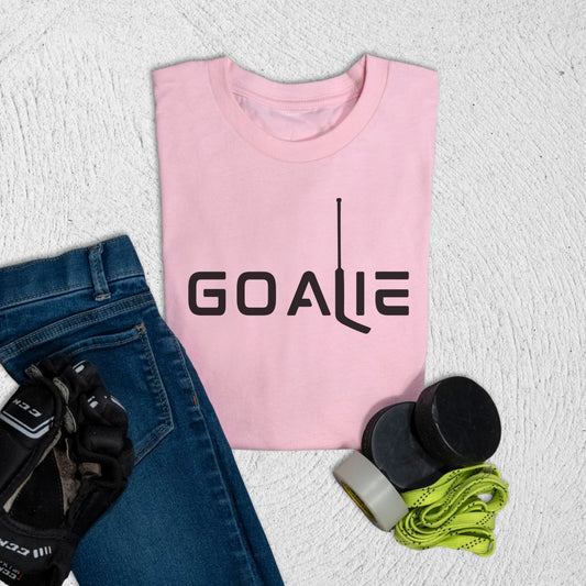 Youth Goalie Core T-Shirt Pink / S Kids clothes