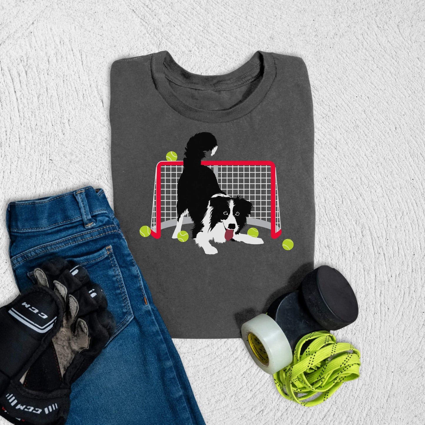 Youth Goalie Doggo T-Shirt S / Asphalt Kids clothes