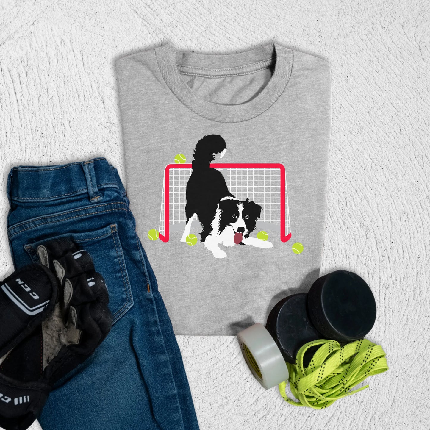 Youth Goalie Doggo T-Shirt S / Athletic Heather Kids clothes