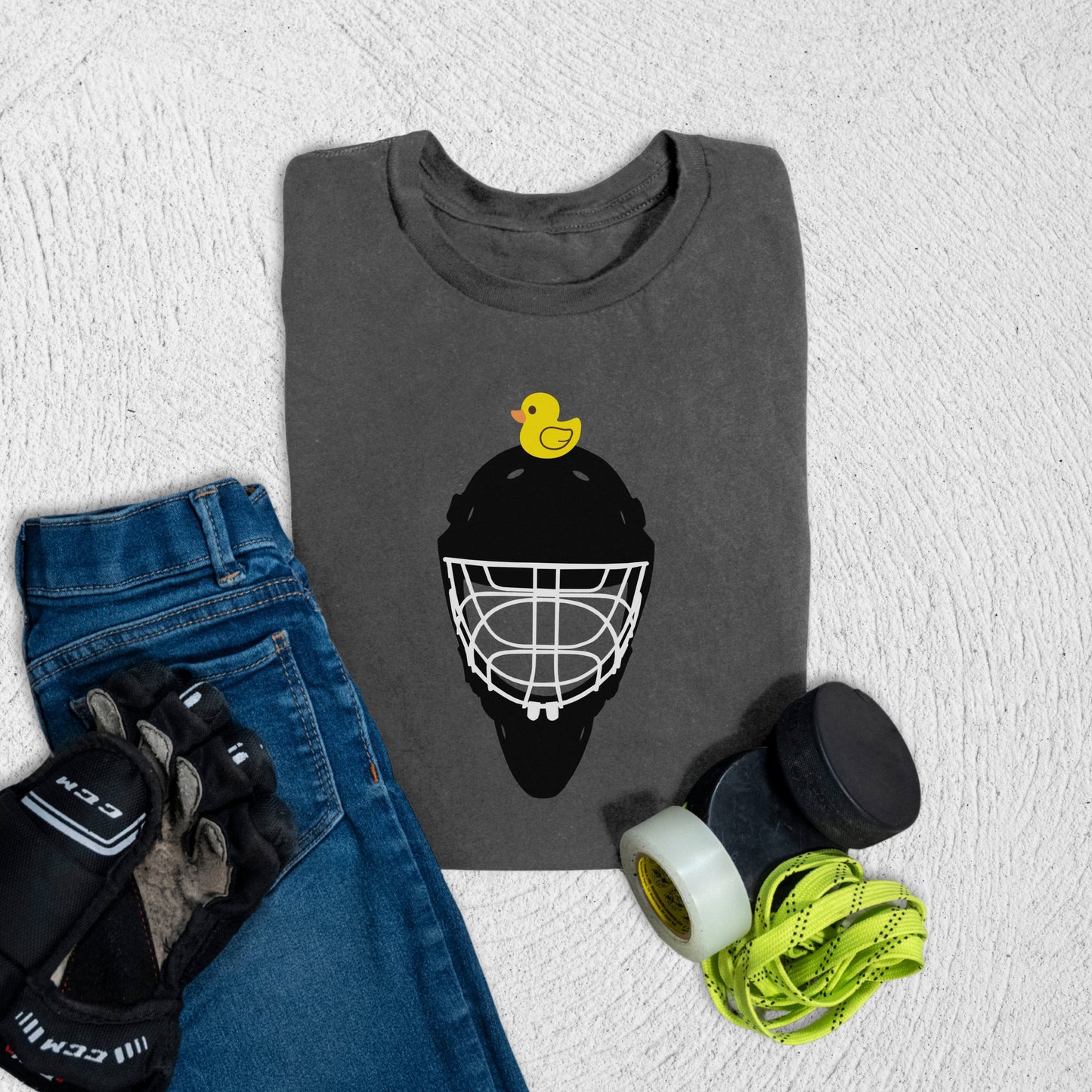 Youth Goalie Duck T-Shirt Asphalt / S T-Shirt