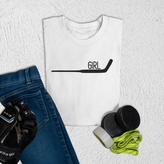 Youth Goalie Girl T-Shirt White / S T-Shirt