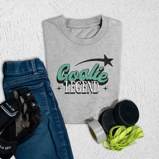 Youth Goalie Legend T-Shirt S / Athletic Heather Kids clothes