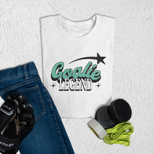 Youth Goalie Legend T-Shirt S / White Kids clothes