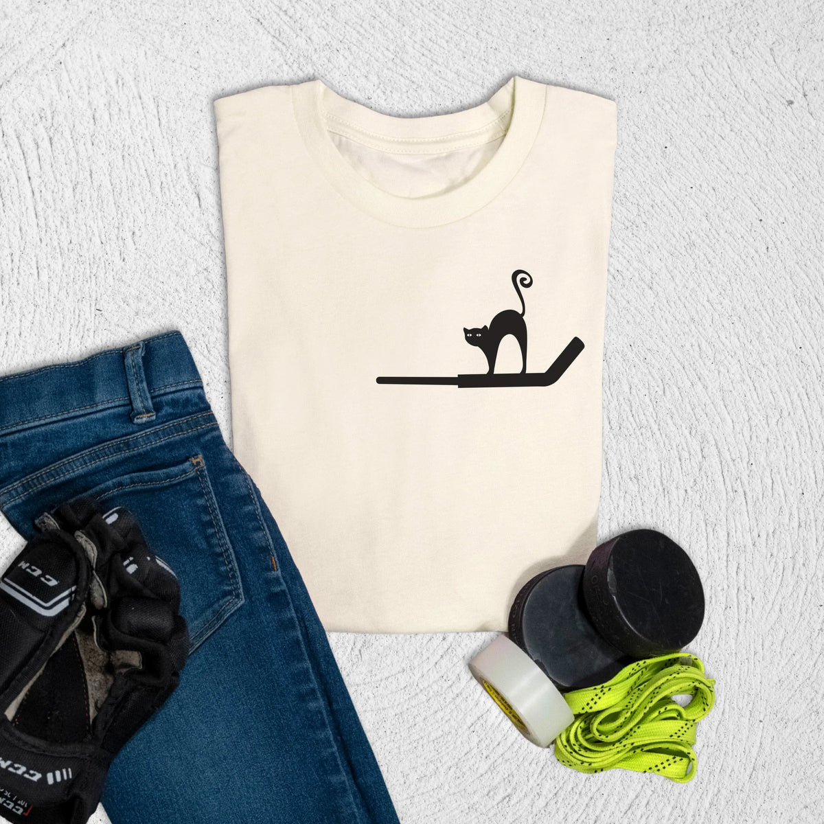 Youth Goalie Luck T-Shirt S / Natural Kids clothes