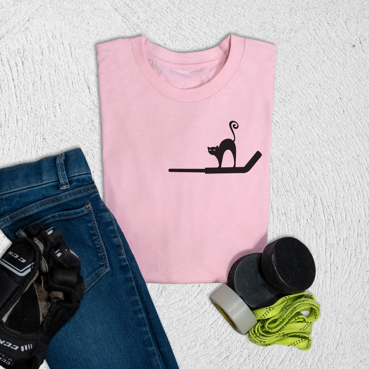 Youth Goalie Luck T-Shirt S / Pink Kids clothes
