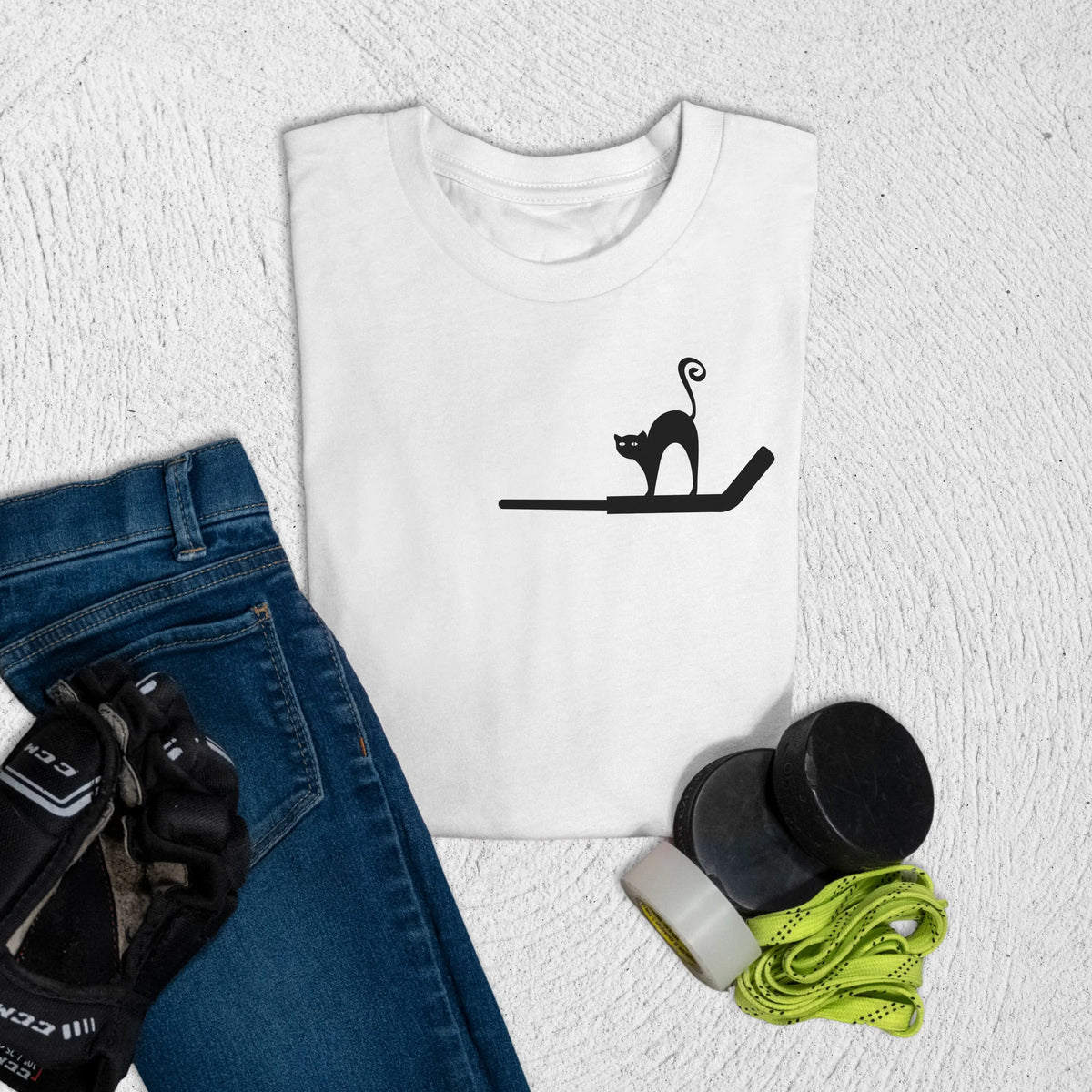 Youth Goalie Luck T-Shirt S / White Kids clothes