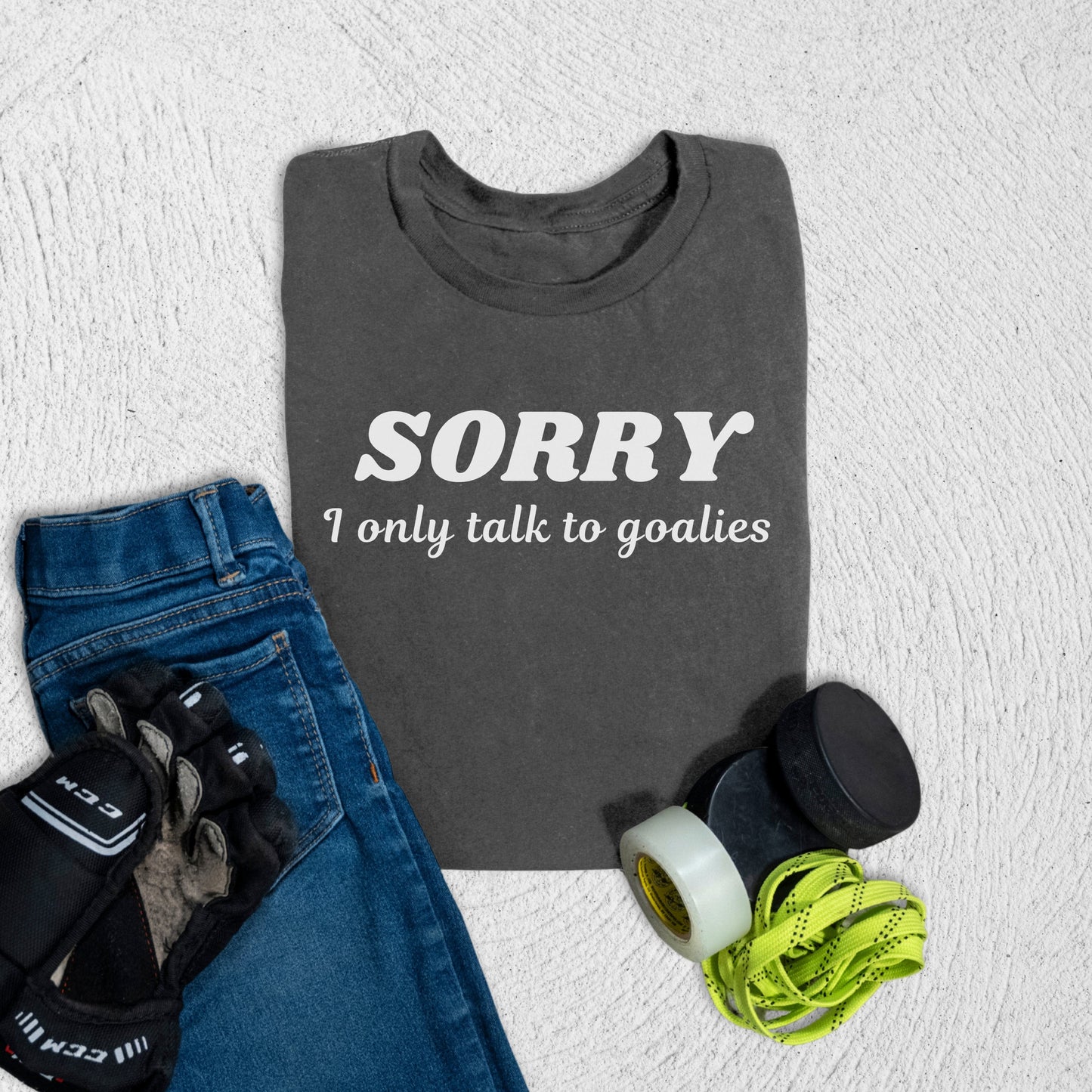 Youth Goalies Only T-Shirt Asphalt / S T-Shirt