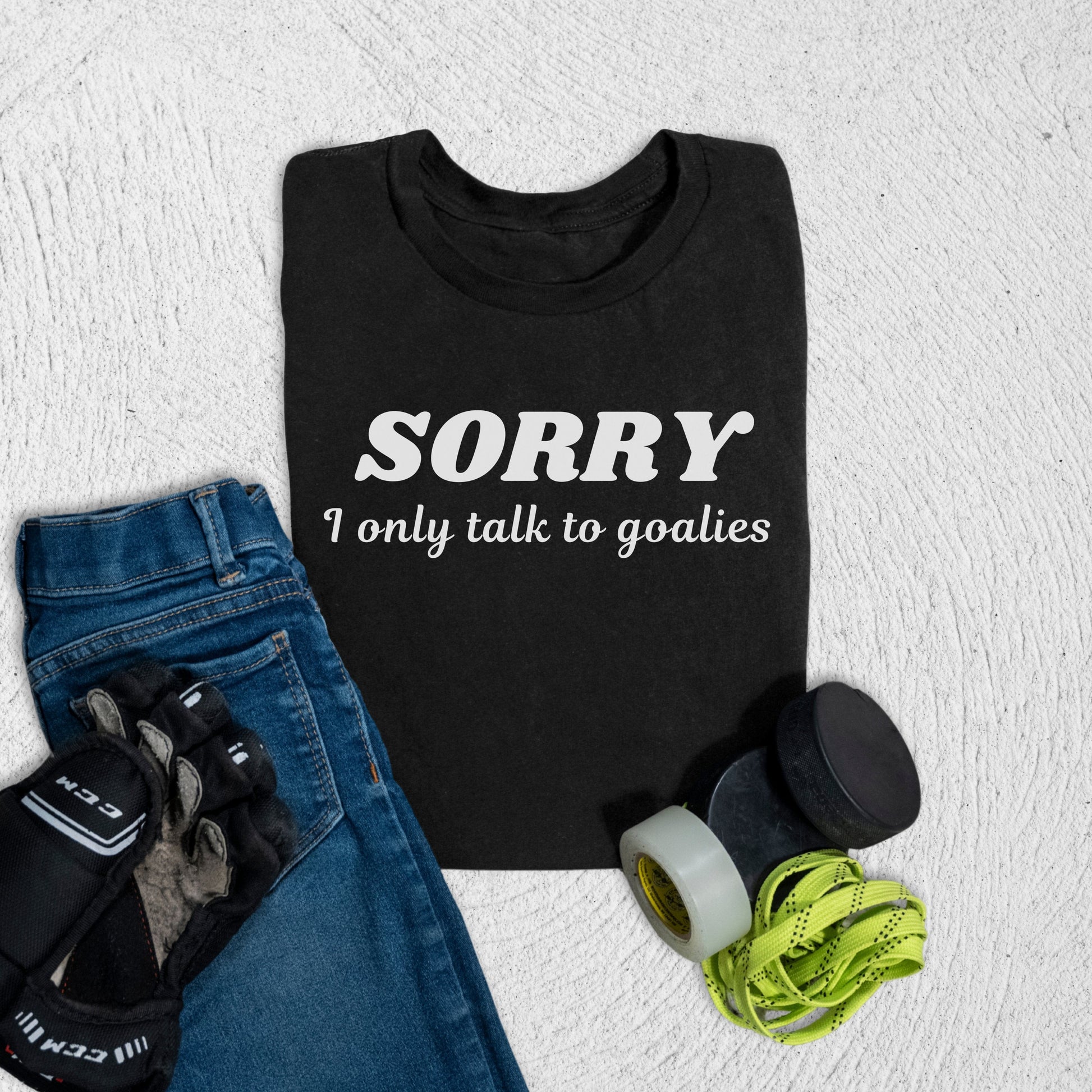 Youth Goalies Only T-Shirt Black / S T-Shirt