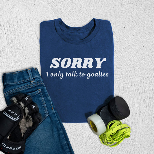 Youth Goalies Only T-Shirt Navy / S T-Shirt