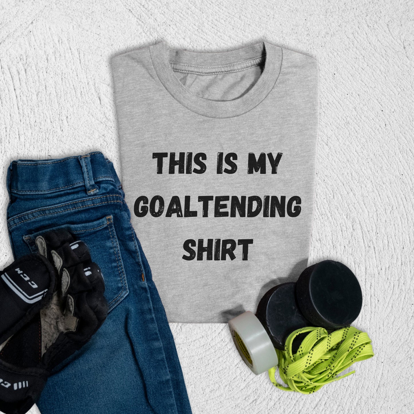 Youth Goaltending T-Shirt Athletic Heather / S T-Shirt