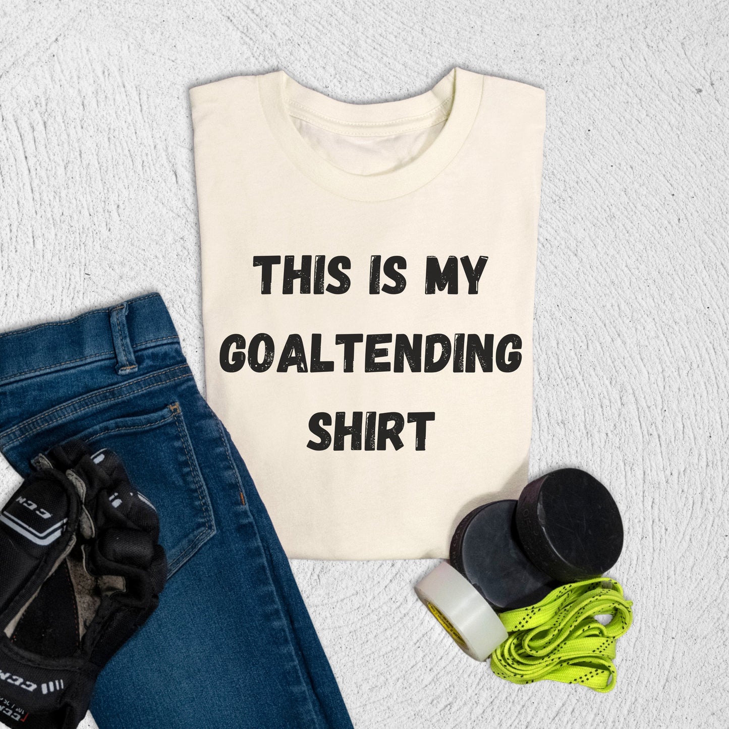 Youth Goaltending T-Shirt Natural / S T-Shirt
