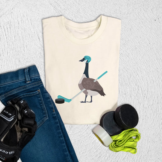 Youth Goose T-Shirt S / Natural Kids clothes