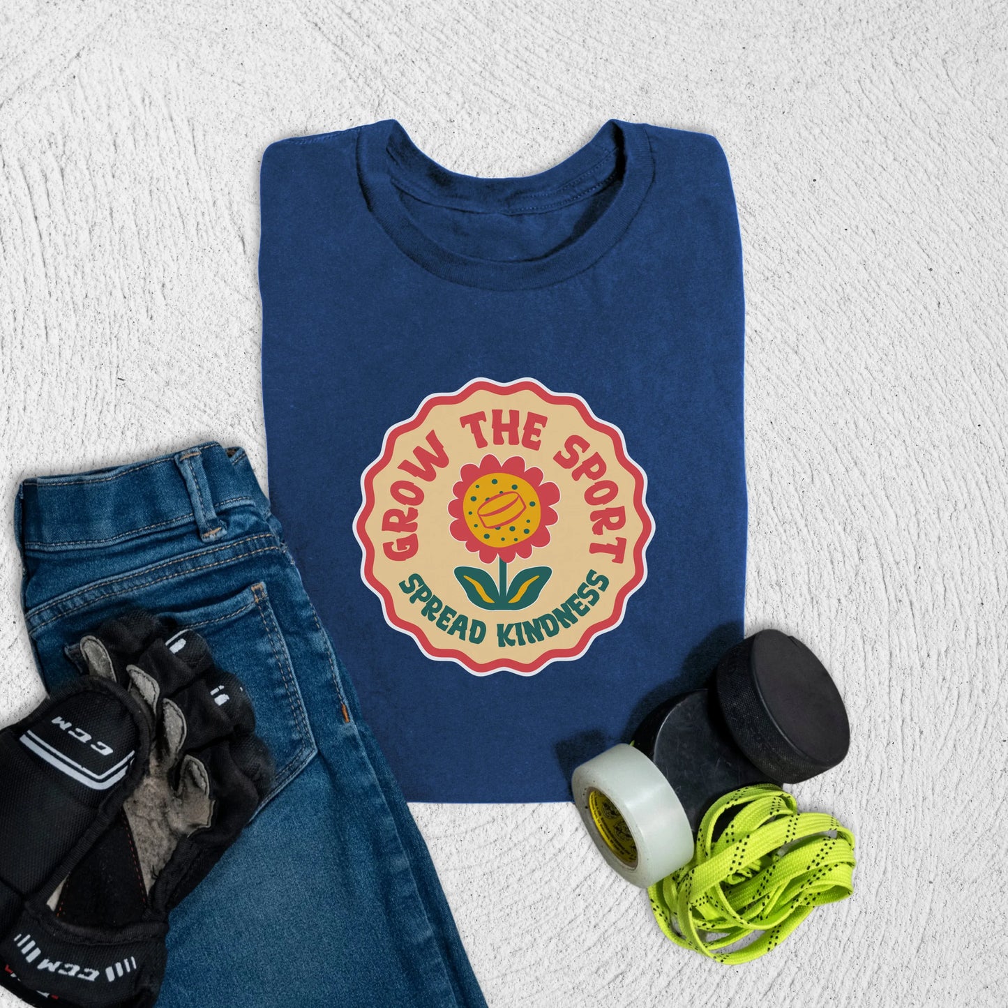 Youth Grow the Sport T-Shirt S / Navy Kids clothes