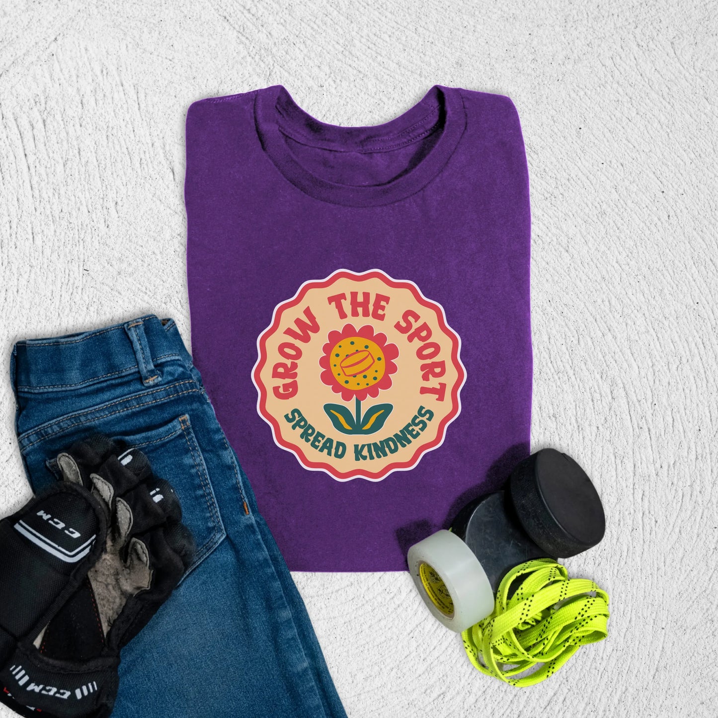 Youth Grow the Sport T-Shirt S / Team Purple Kids clothes