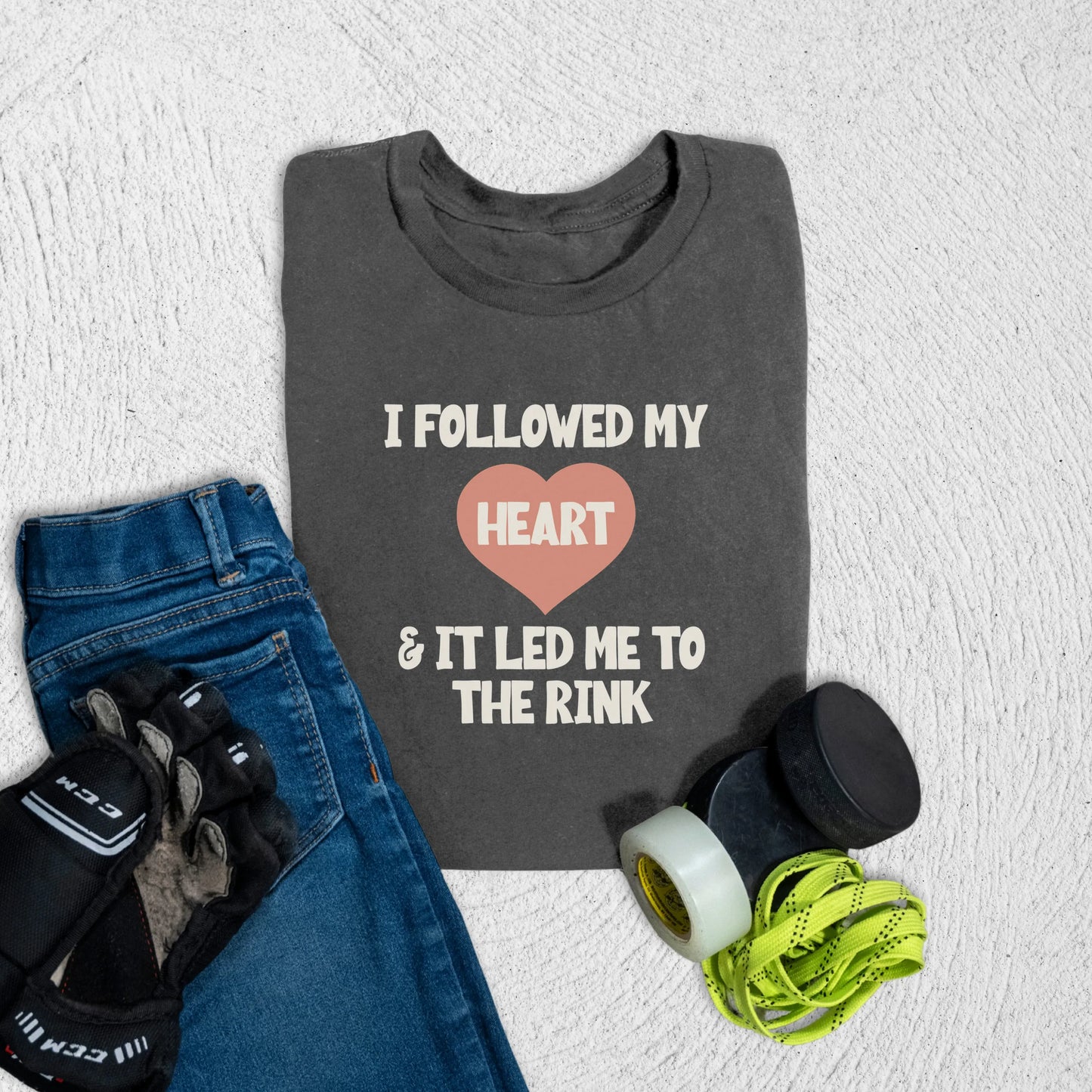 Youth Heart T-Shirt S / Asphalt Kids clothes