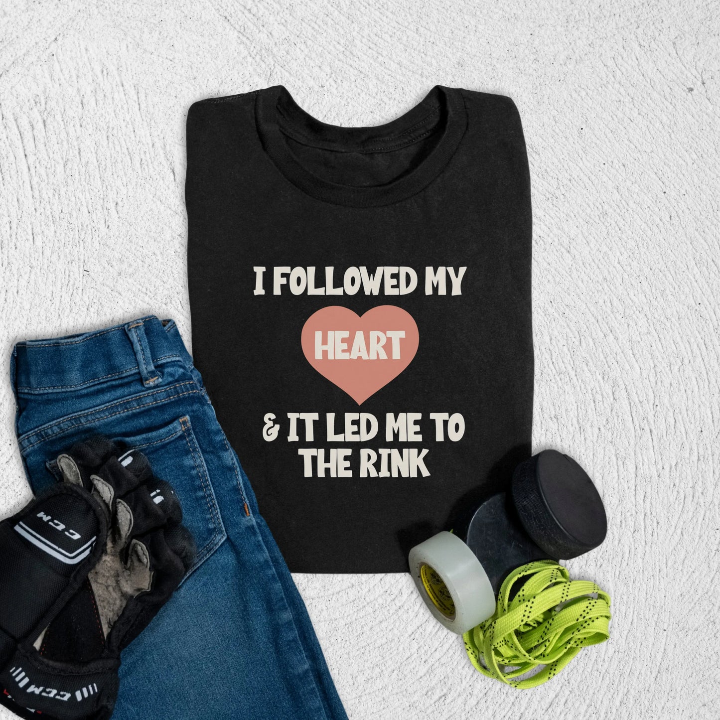 Youth Heart T-Shirt S / Black Kids clothes