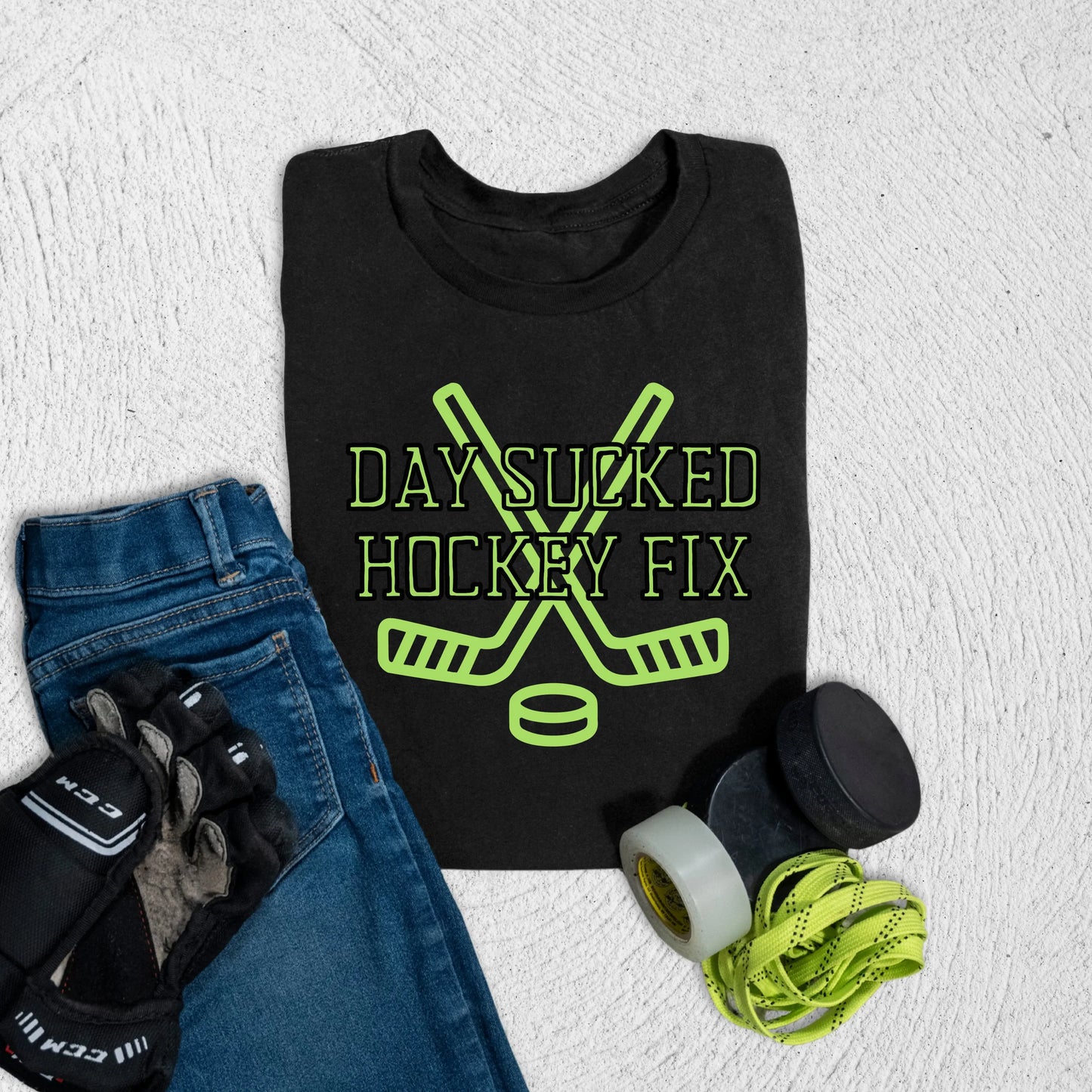Youth Hockey Fix T-Shirt S / Black Kids clothes