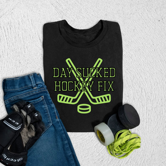 Youth Hockey Fix T-Shirt S / Black Kids clothes