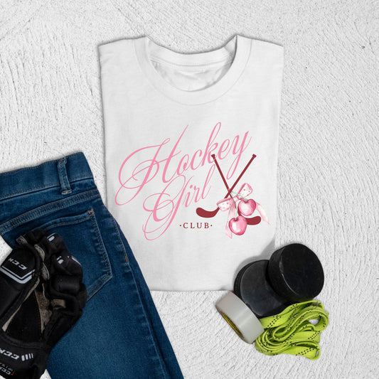 Youth Hockey Girl Club T-Shirt White / S T-Shirt