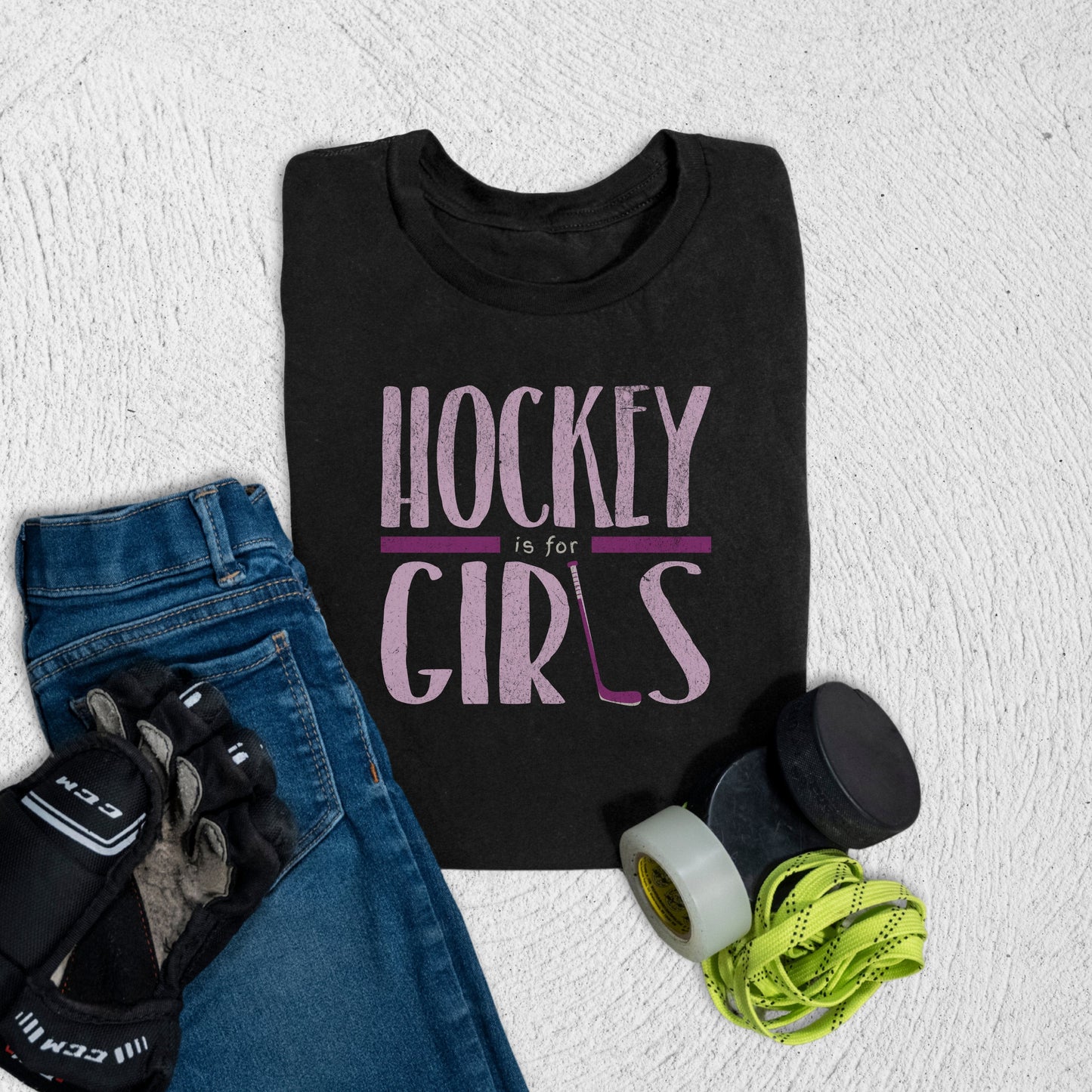 Youth Hockey is for Girls T-Shirt Black / S T-Shirt