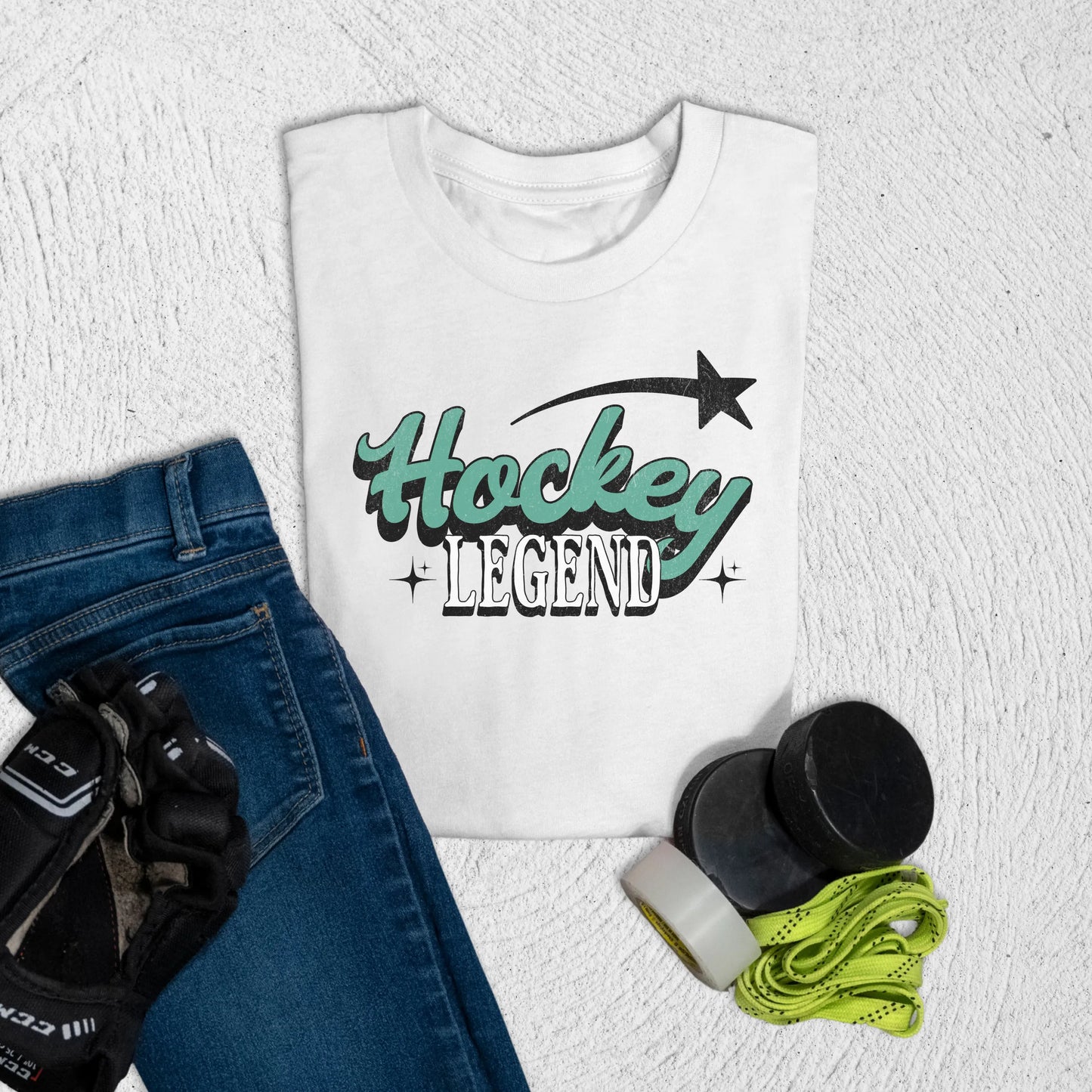 Youth Hockey Legend T-Shirt S / White Kids clothes