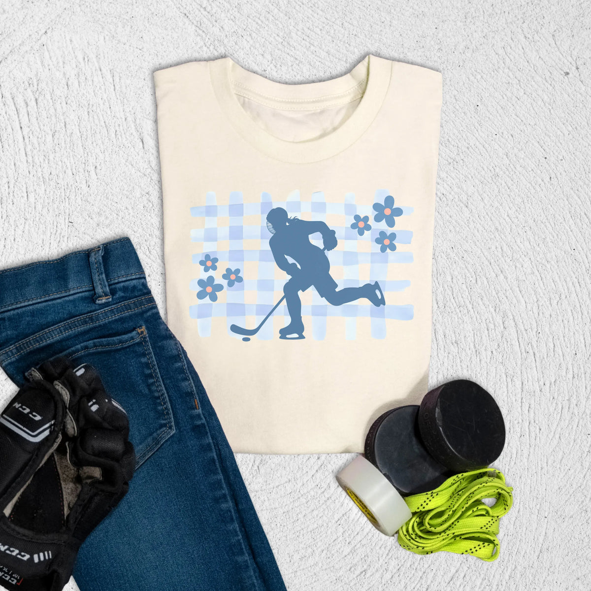 Youth Hockey Picnic T-Shirt S / Natural Kids clothes