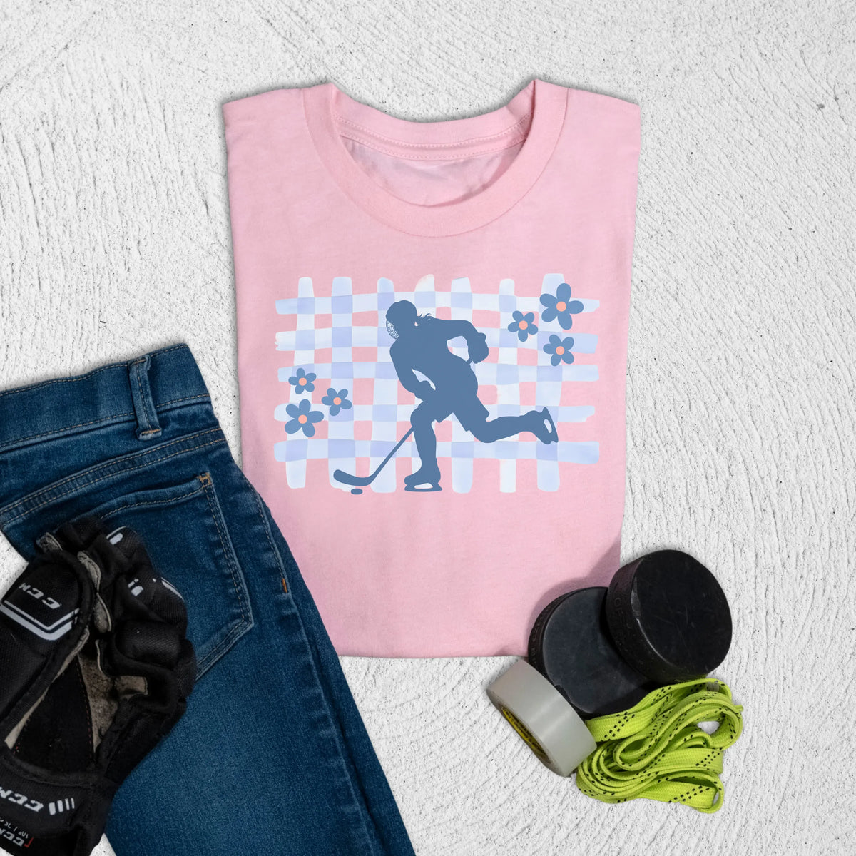 Youth Hockey Picnic T-Shirt S / Pink Kids clothes
