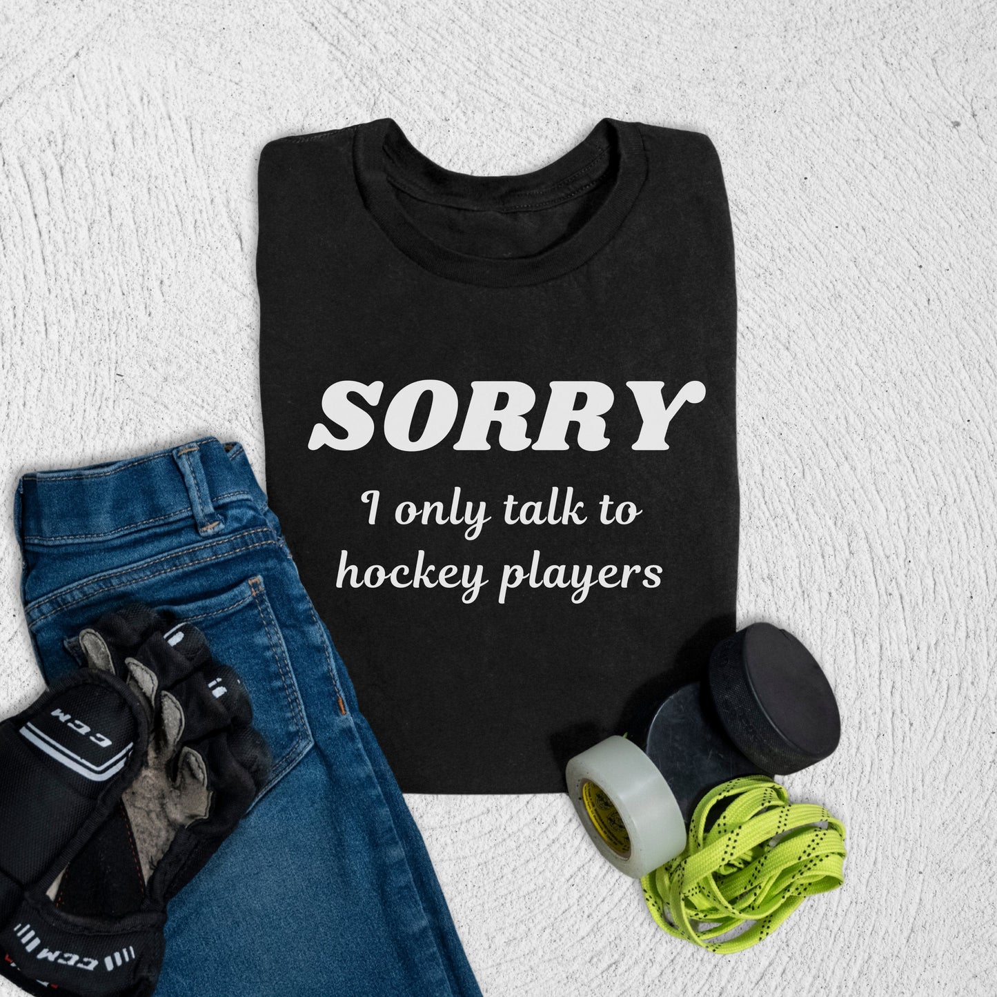 Youth Hockey Players Only T-Shirt Black / S T-Shirt