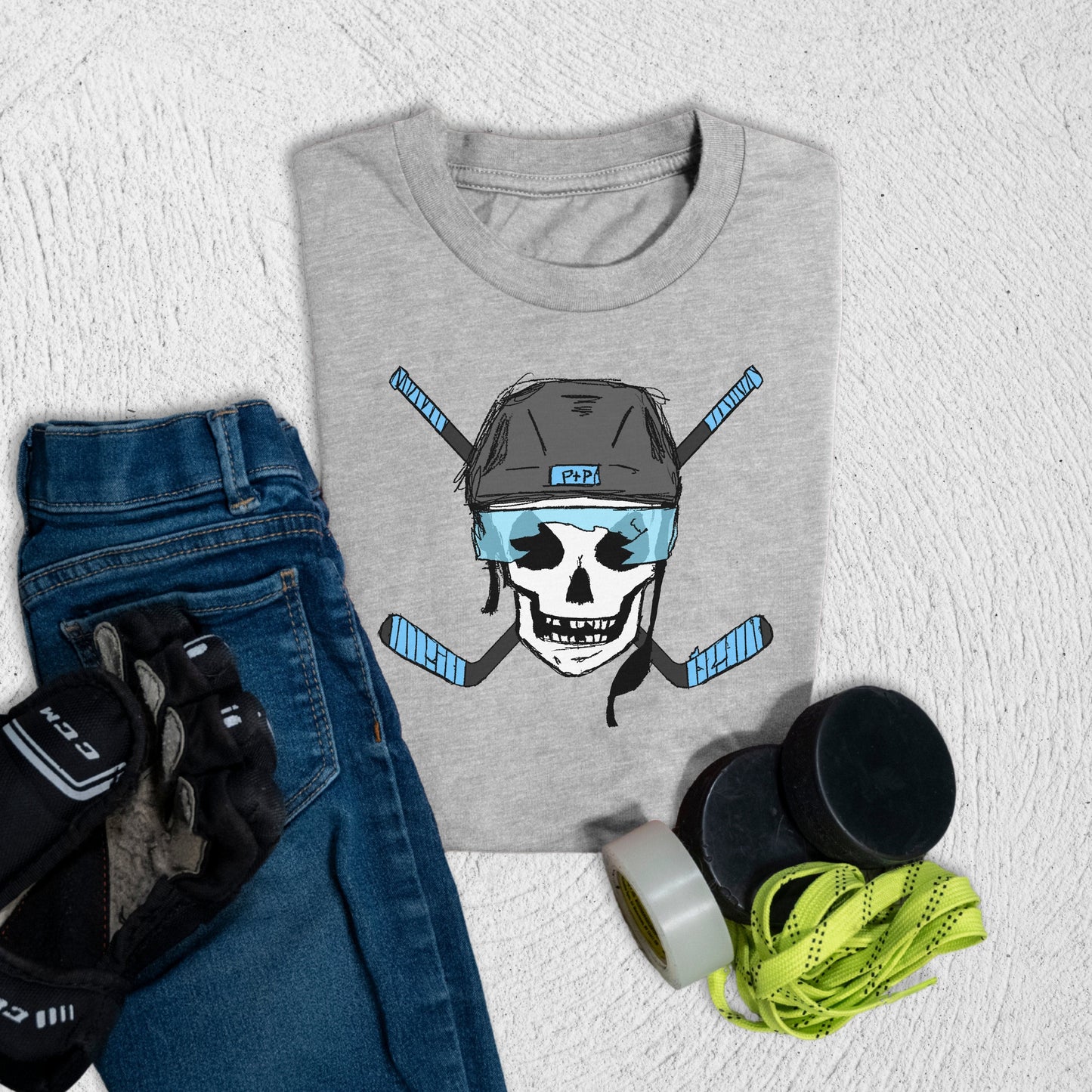 Youth Hockey Rodger T-Shirt Athletic Heather / S T-Shirt