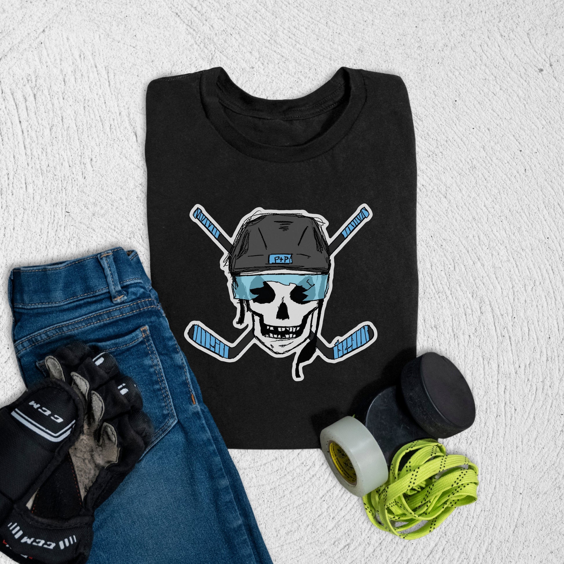 Youth Hockey Rodger T-Shirt Black / S T-Shirt