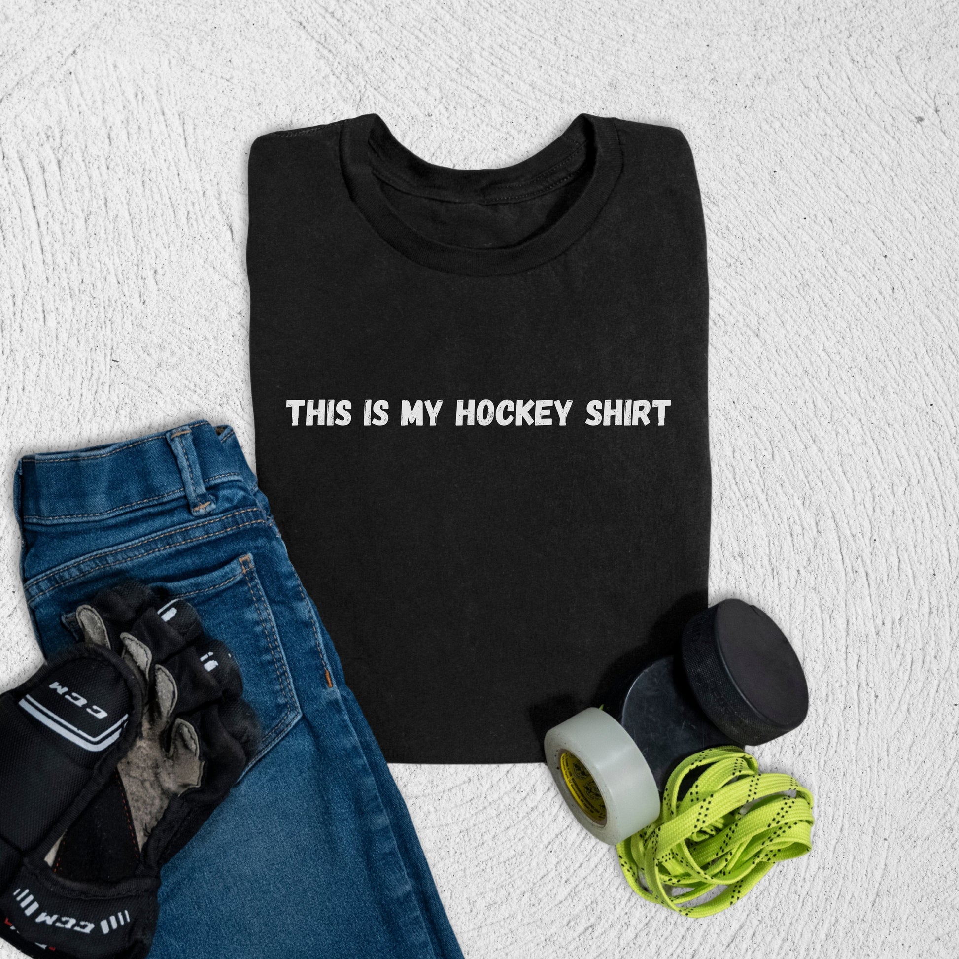 Youth Hockey Shirt T-Shirt Black / S T-Shirt