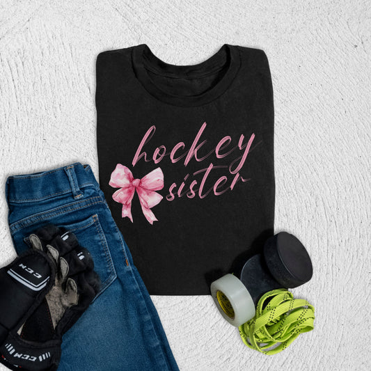 Youth Hockey Sister T-Shirt Black / S T-Shirt