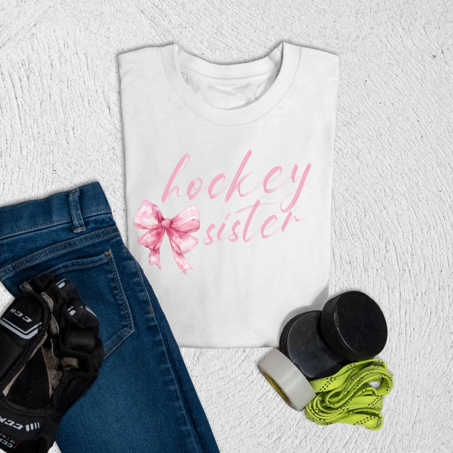 Youth Hockey Sister T-Shirt White / S T-Shirt