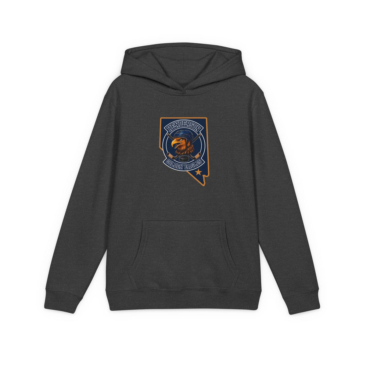 Youth Hoodie | Custom Name + Number Option S / Charcoal Heather Kids clothes