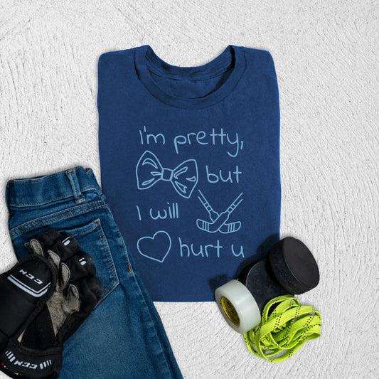 Youth Hurt U Goalie T-Shirt Navy / S Kids clothes