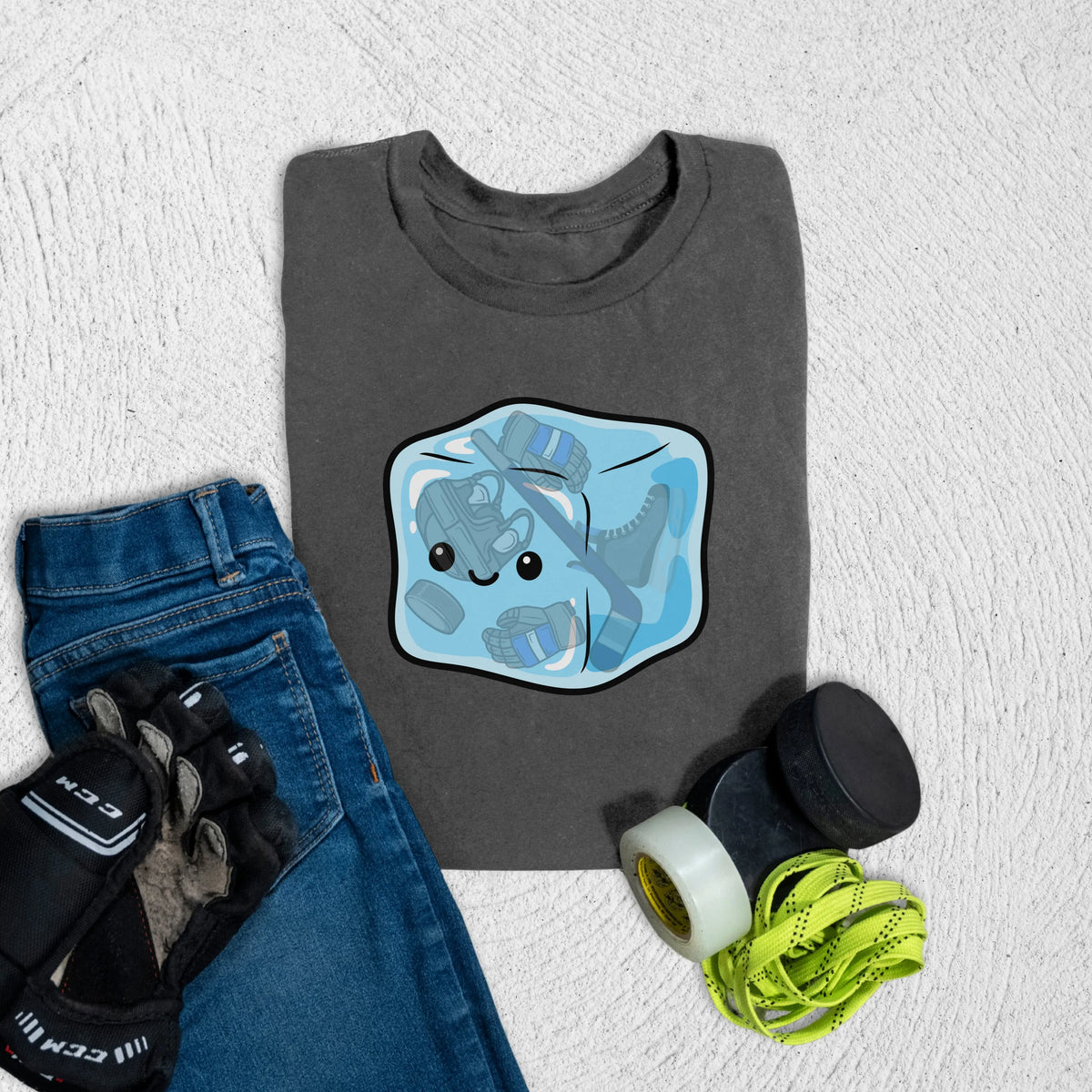 Youth Ice Cube T-Shirt S / Asphalt Kids clothes