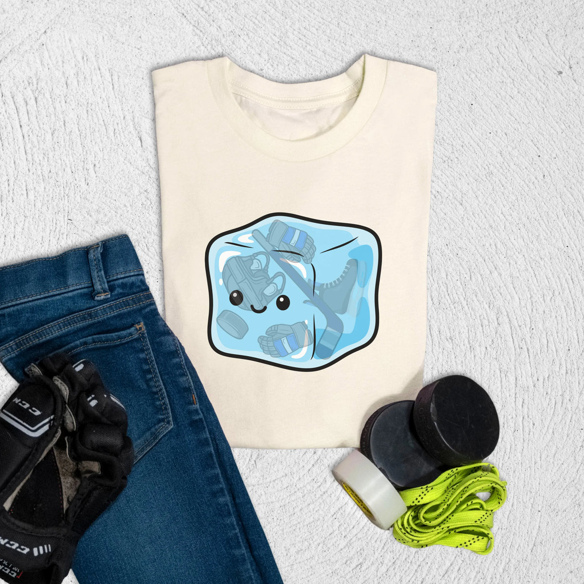 Youth Ice Cube T-Shirt S / Natural Kids clothes