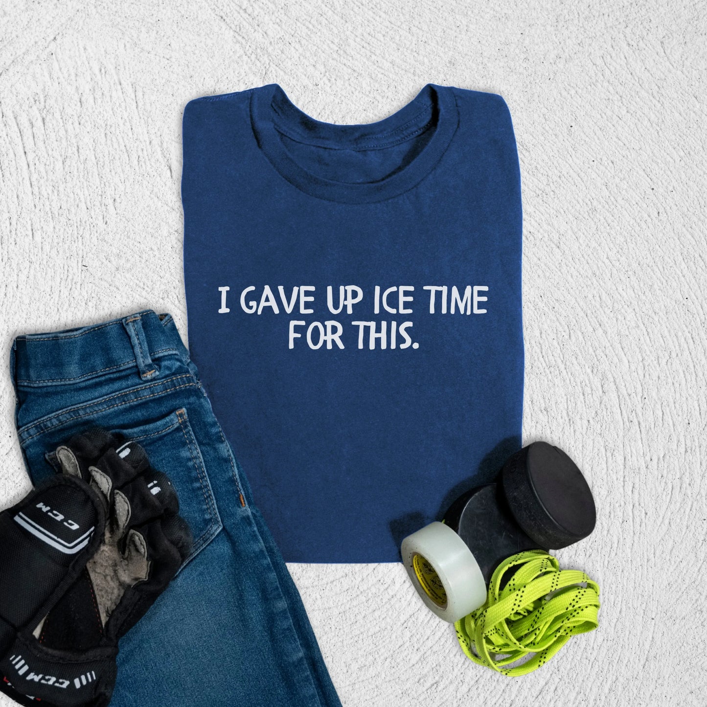 Youth Ice Time T-Shirt S / Navy Kids clothes