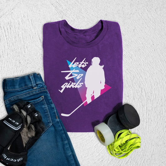 Youth Let's Go Girls T-Shirt S / Team Purple Kids clothes