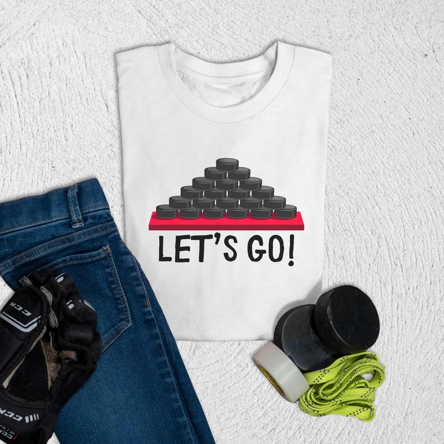 Youth Let's Go T-Shirt S / White Kids clothes