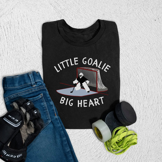 Youth Little Goalie T-Shirt S / Black Kids clothes