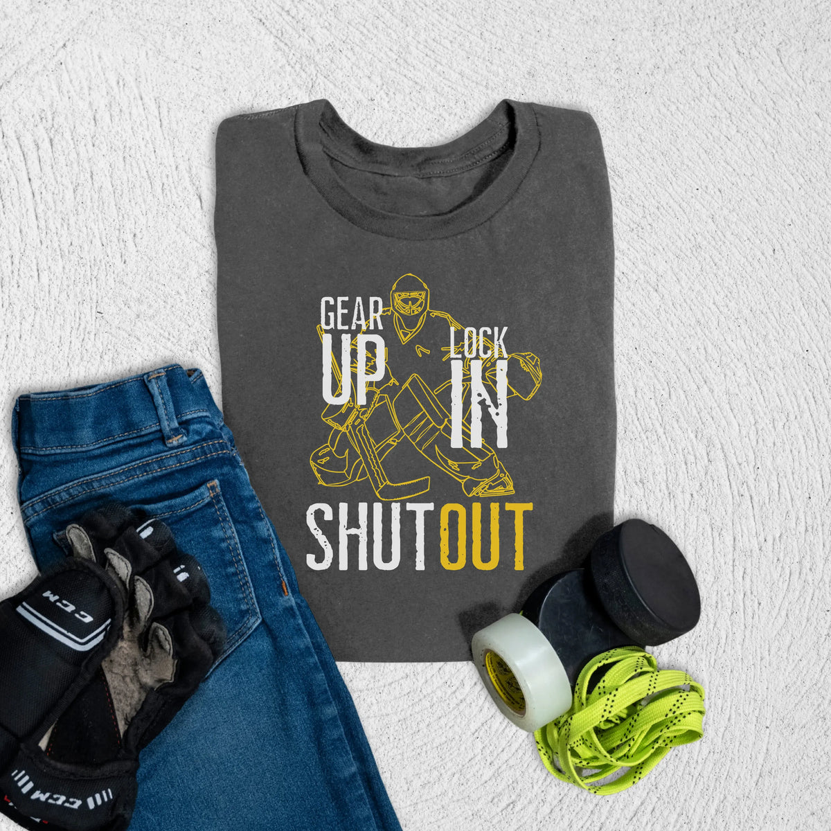 Youth Lock In Shut Out T-Shirt S / Asphalt Kids clothes