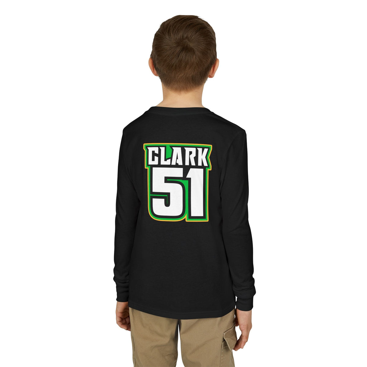 Youth Long Sleeve T-Shirt | Custom Name + Number Option Kids clothes