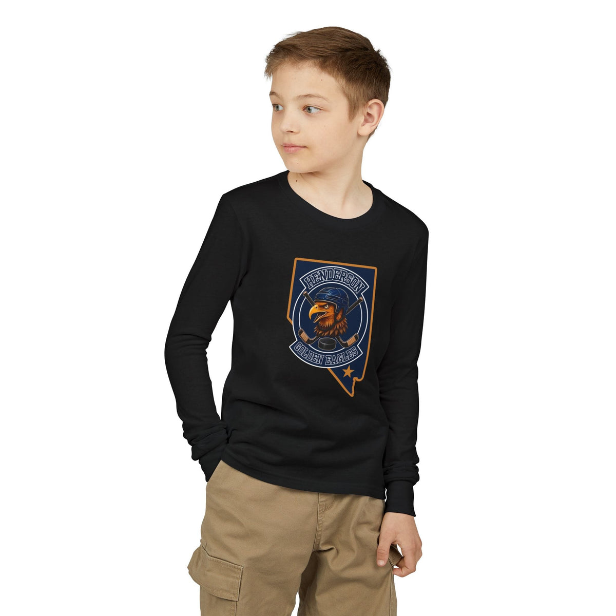 Youth Long Sleeve T-Shirt | Custom Name + Number Option Kids clothes