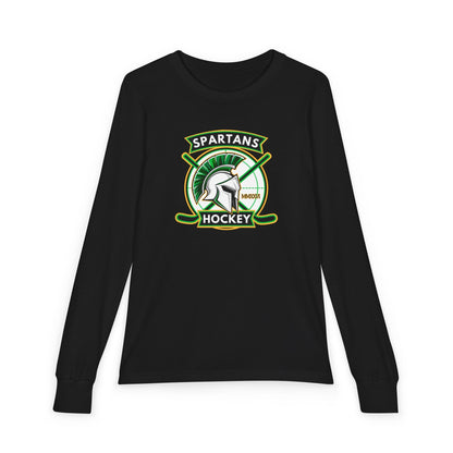 Youth Long Sleeve T-Shirt | Custom Name + Number Option S / Black Kids clothes
