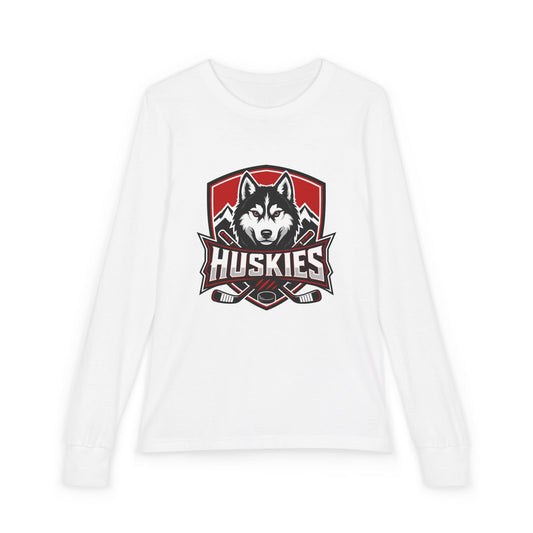 Youth Long Sleeve T-Shirt | Custom Name + Number Option S / White Kids clothes
