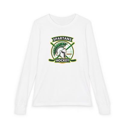 Youth Long Sleeve T-Shirt | Custom Name + Number Option S / White Kids clothes