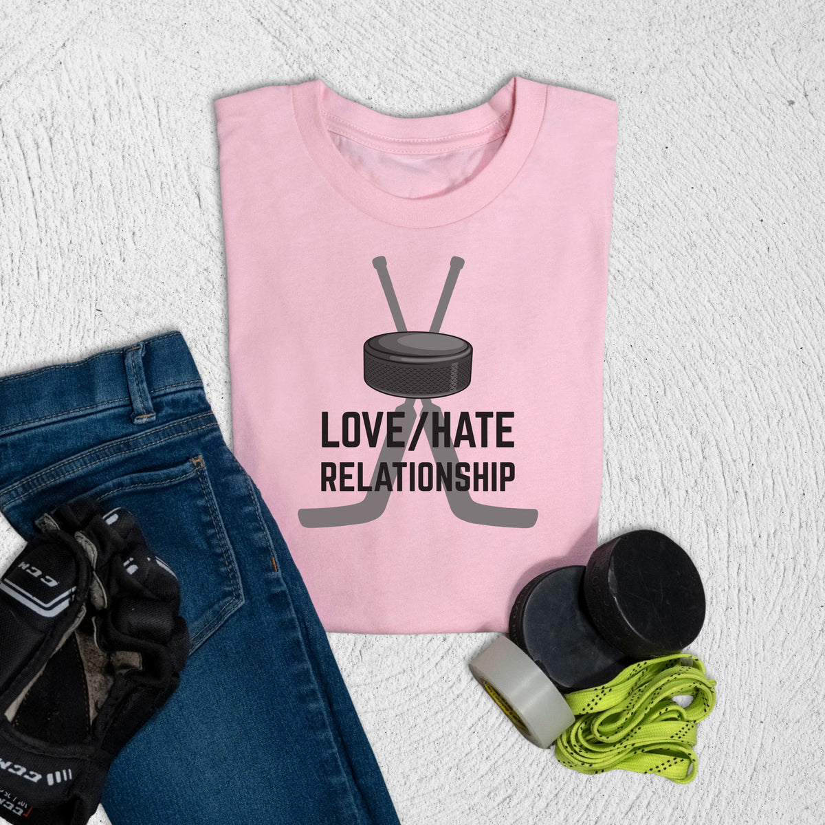 Youth Love Hate T-Shirt S / Pink Kids clothes
